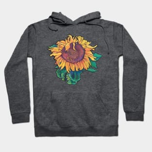 Big Sunflower Moderna Hoodie